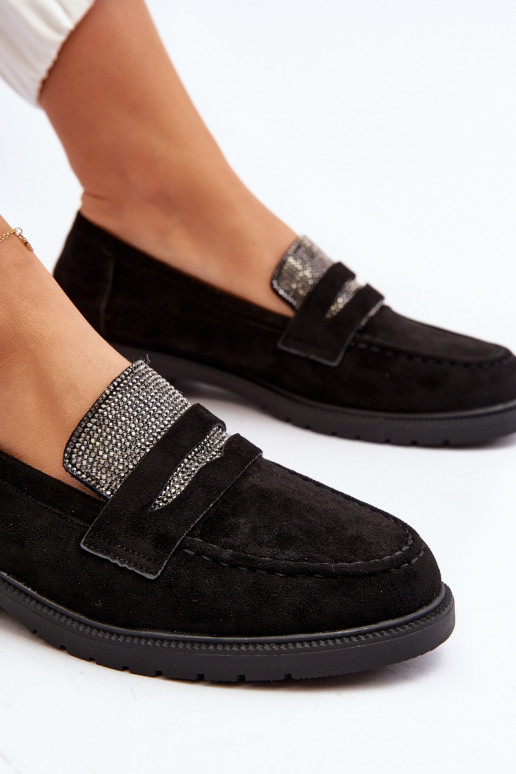 Zdobené mokasíny v čiernej farbe pre Dananei Zdobené mokasíny v čiernej farbe pre Dananei
