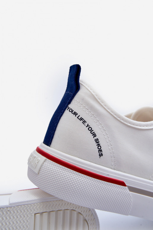 voľnočasová obuv Big Star LL174204 bielej farby