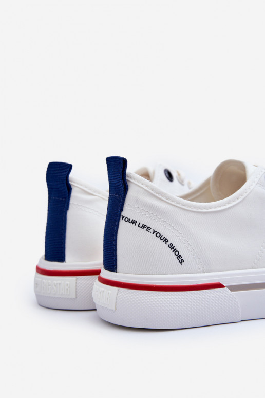 voľnočasová obuv Big Star LL174204 bielej farby