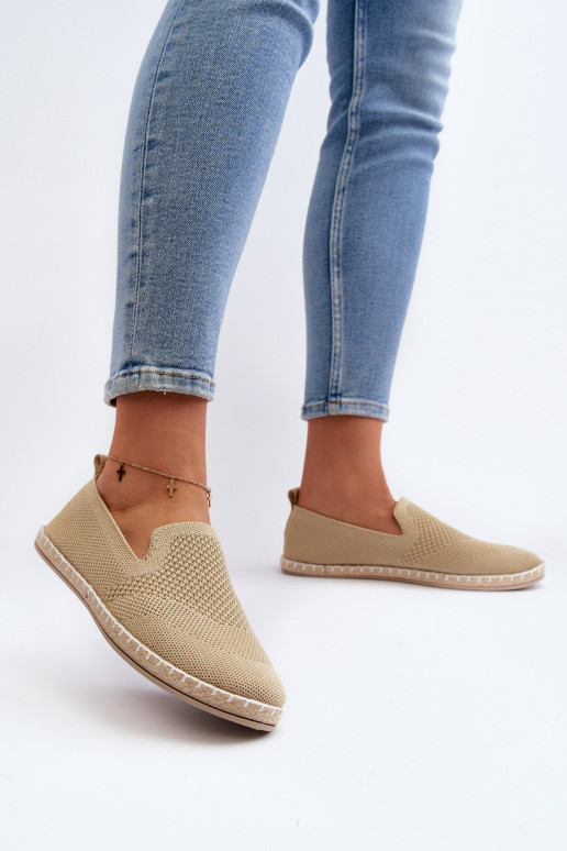 Espadrilky odolného modelu v béžovej farbe Harmonie Espadrilky odolného modelu v béžovej farbe Harmonie