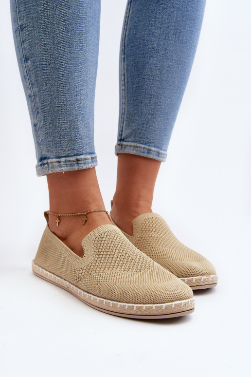 Espadrilky odolného modelu v béžovej farbe Harmonie Espadrilky odolného modelu v béžovej farbe Harmonie
