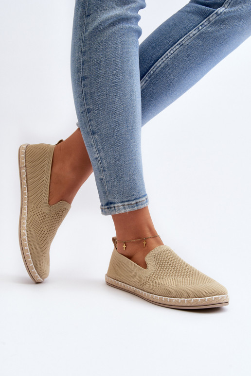 Espadrilky odolného modelu v béžovej farbe Harmonie Espadrilky odolného modelu v béžovej farbe Harmonie