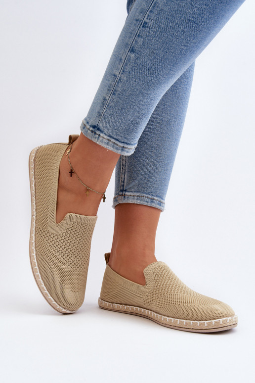 Espadrilky odolného modelu v béžovej farbe Harmonie Espadrilky odolného modelu v béžovej farbe Harmonie