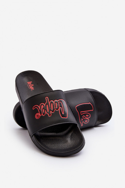 Papuče Lee Cooper LCW-24-42-2484M čiernej farby Papuče Lee Cooper LCW-24-42-2484M čiernej farby