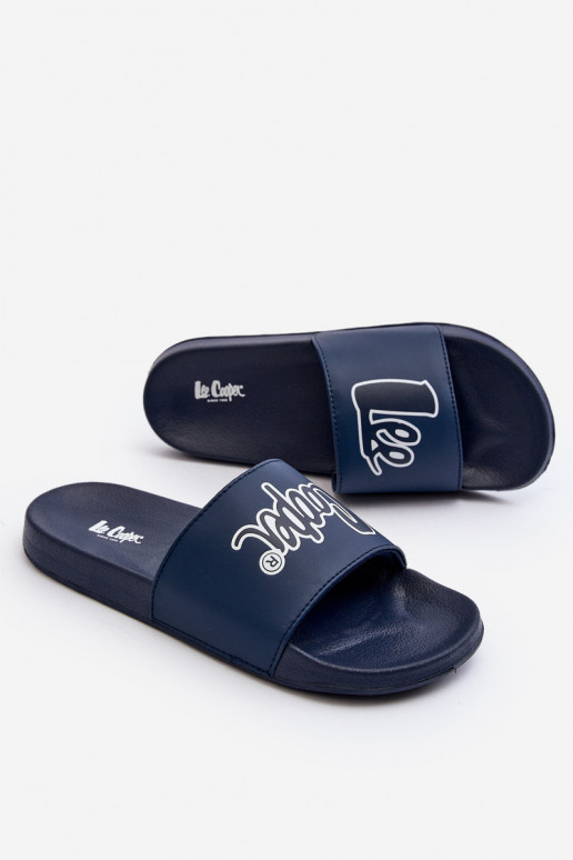 Papuče Lee Cooper LCW-24-42-2481M tmavomodré