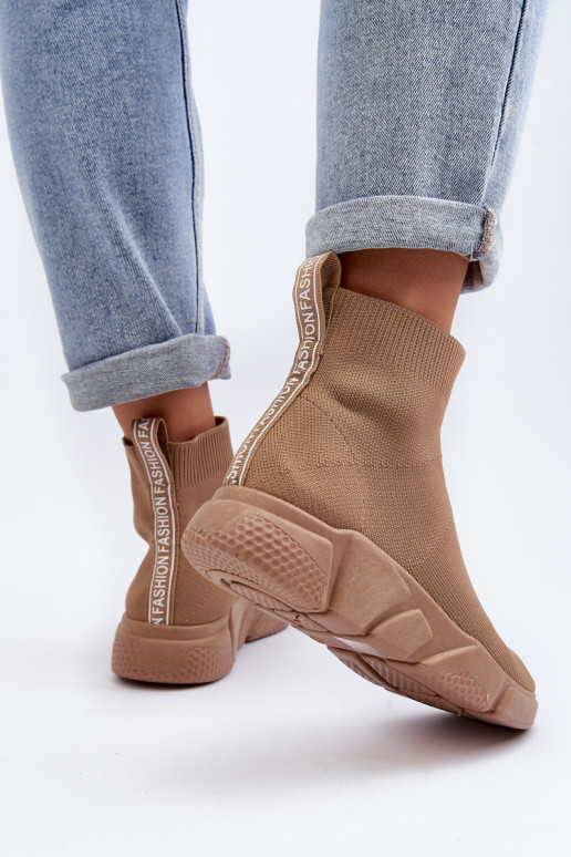 športová obuv s podrážkou ponožkového typu v béžovej farbe Zirila športová obuv s podrážkou ponožkového typu v béžovej farbe Zirila