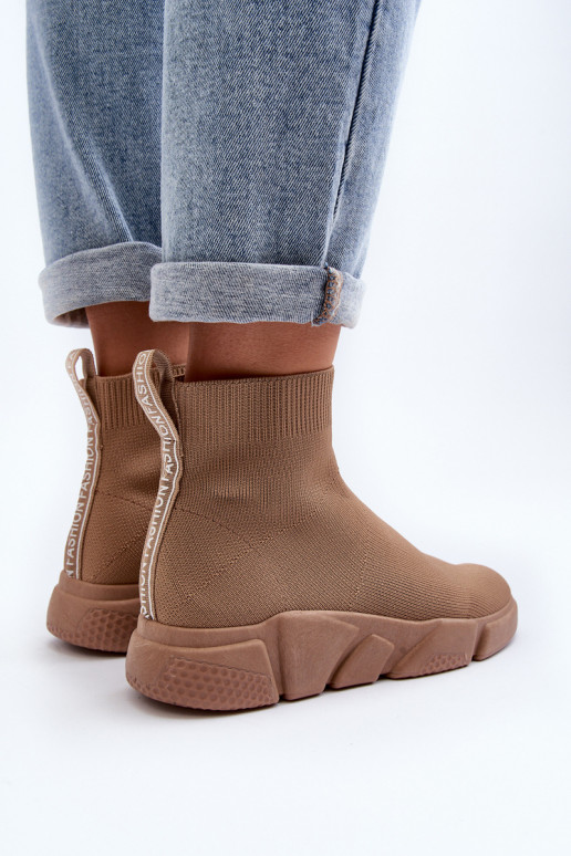 športová obuv s podrážkou ponožkového typu v béžovej farbe Zirila športová obuv s podrážkou ponožkového typu v béžovej farbe Zirila