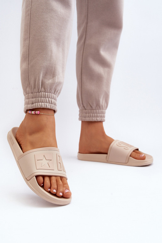 Papuče Big Star NN274A645 béžové