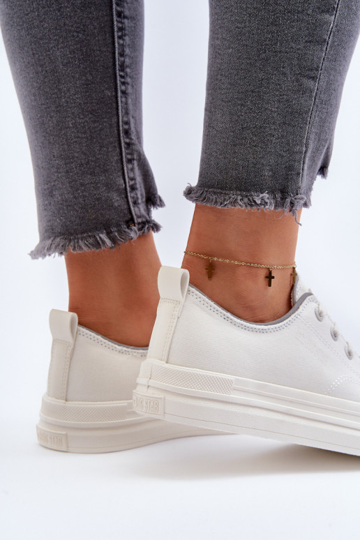 Dámske topánky Big Star NN274850 biele