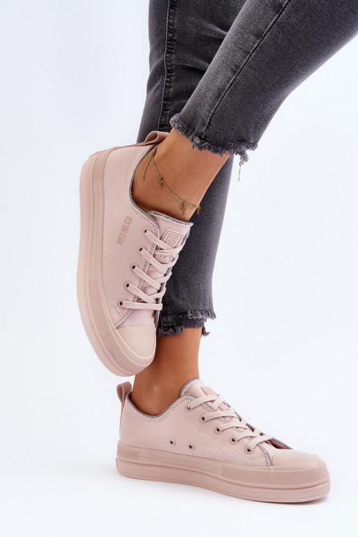 Dámske topánky Big Star NN274851 ružové