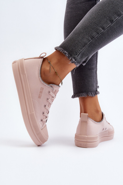 Dámske topánky Big Star NN274851 ružové