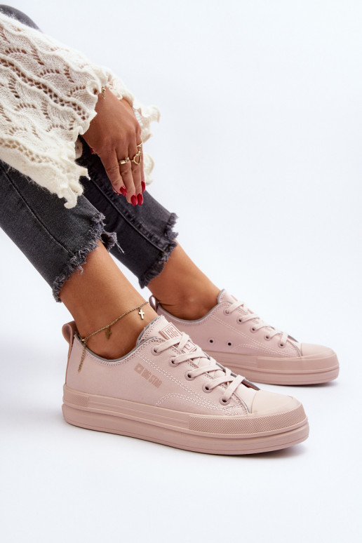 Dámske topánky Big Star NN274851 ružové