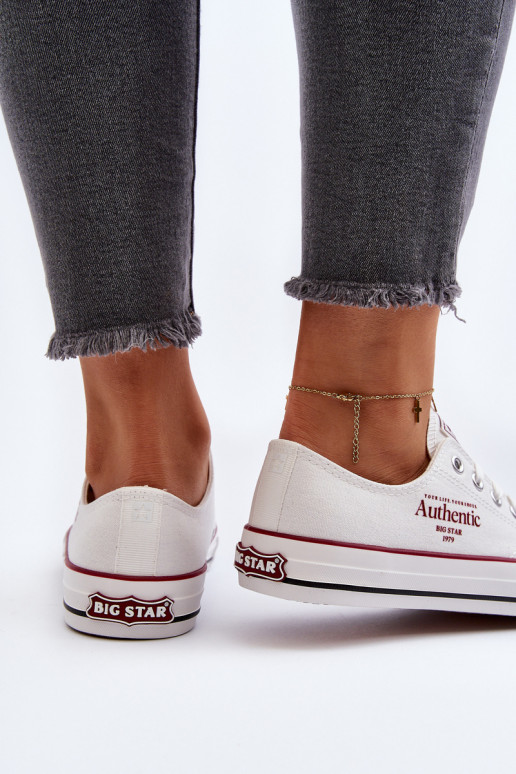 Dámske topánky Big Star NN274235 biele