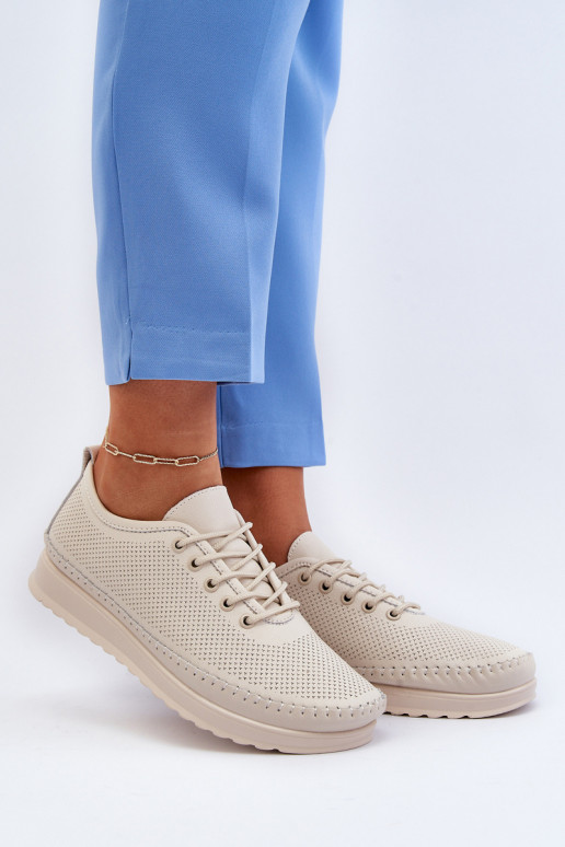 Topánky športového štýlu Voľnočasová obuv béžovej farby Lalnai Topánky športového štýlu Voľnočasová obuv béžovej farby Lalnai