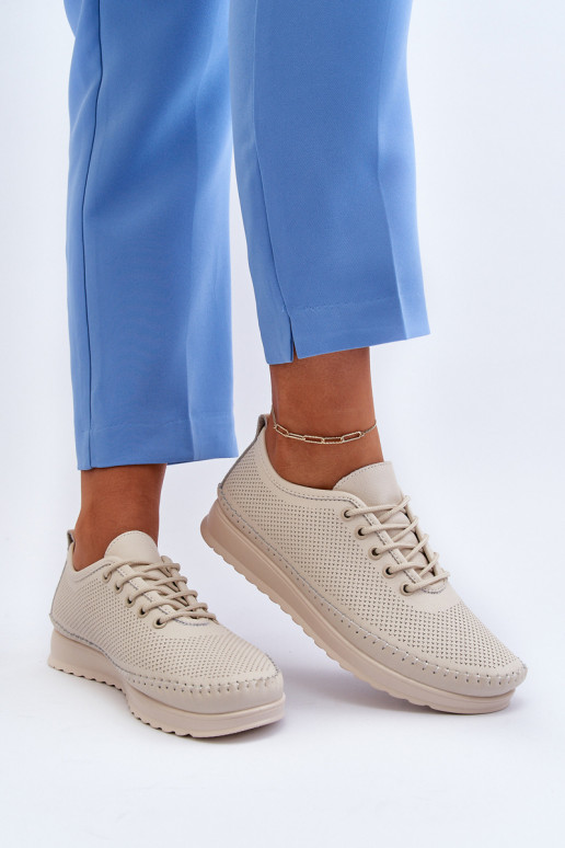 Topánky športového štýlu Voľnočasová obuv béžovej farby Lalnai Topánky športového štýlu Voľnočasová obuv béžovej farby Lalnai