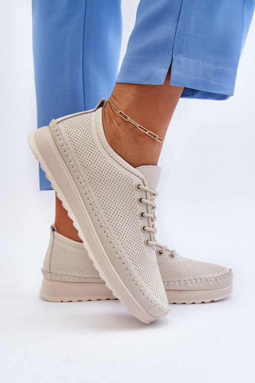 Topánky športového štýlu Voľnočasová obuv béžovej farby Lalnai Topánky športového štýlu Voľnočasová obuv béžovej farby Lalnai