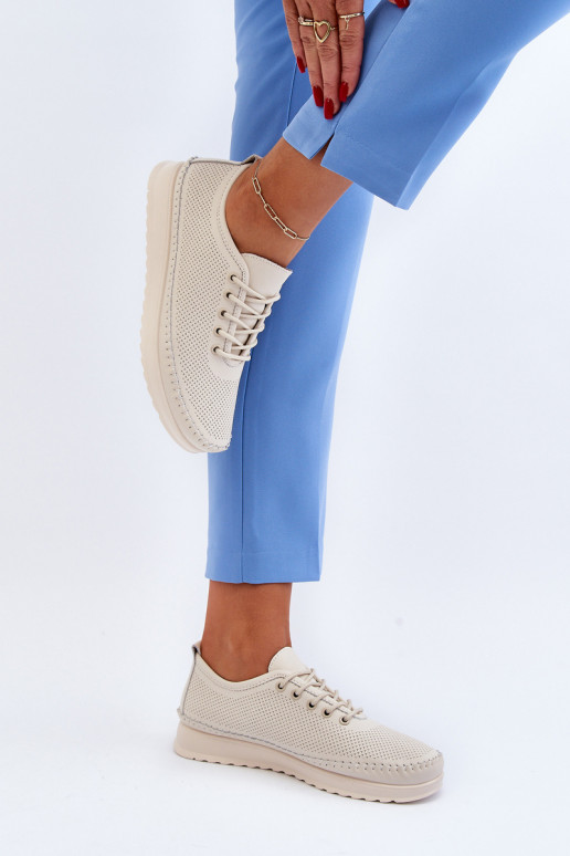 Topánky športového štýlu Voľnočasová obuv béžovej farby Lalnai Topánky športového štýlu Voľnočasová obuv béžovej farby Lalnai