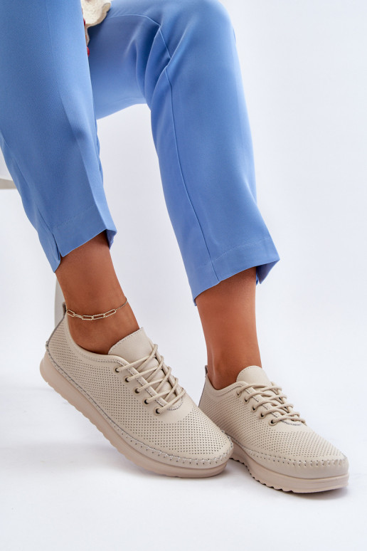 Topánky športového štýlu Voľnočasová obuv béžovej farby Lalnai Topánky športového štýlu Voľnočasová obuv béžovej farby Lalnai