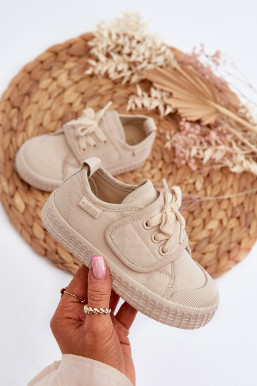 Detská voľnočasová obuv HI-POLY SYSTEM BIG STAR NN374017 béžová