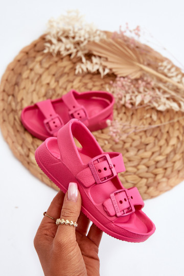 Papuče Detské s prackami BIG STAR NN374545 ružovej farby 2