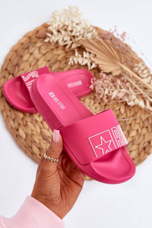 Papuče detské BIG STAR NN374524 ružovej farby