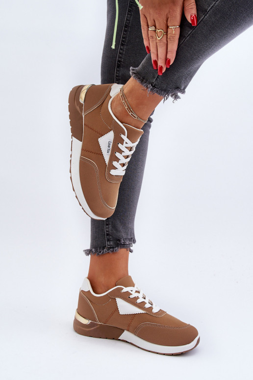 športová obuv Tenisky model topánky hnedá farba Vovella