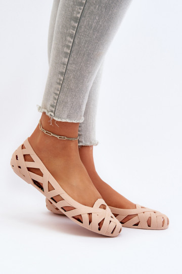 Gumové baleríny Nude Salam 2