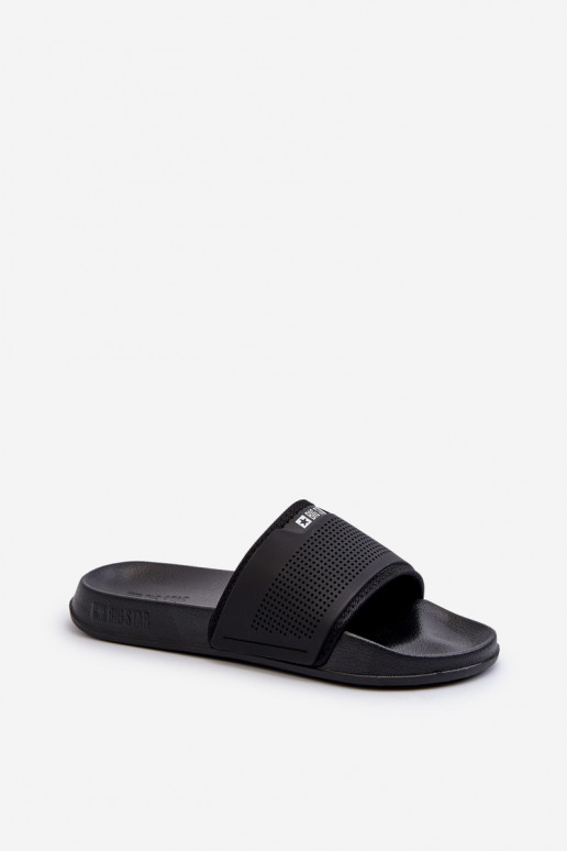 Ľahké pánske papuče Big Star NN174694 čierne Ľahké pánske papuče Big Star NN174694 čierne