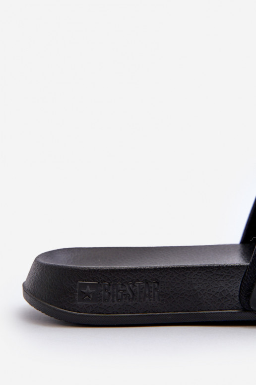 Ľahké pánske papuče Big Star NN174694 čierne Ľahké pánske papuče Big Star NN174694 čierne