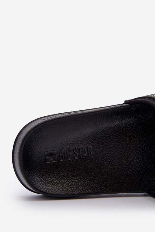 Ľahké pánske papuče Big Star NN174694 čierne Ľahké pánske papuče Big Star NN174694 čierne