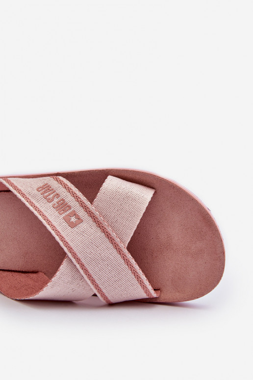 Dámske papuče Big Star NN274A058 ružové