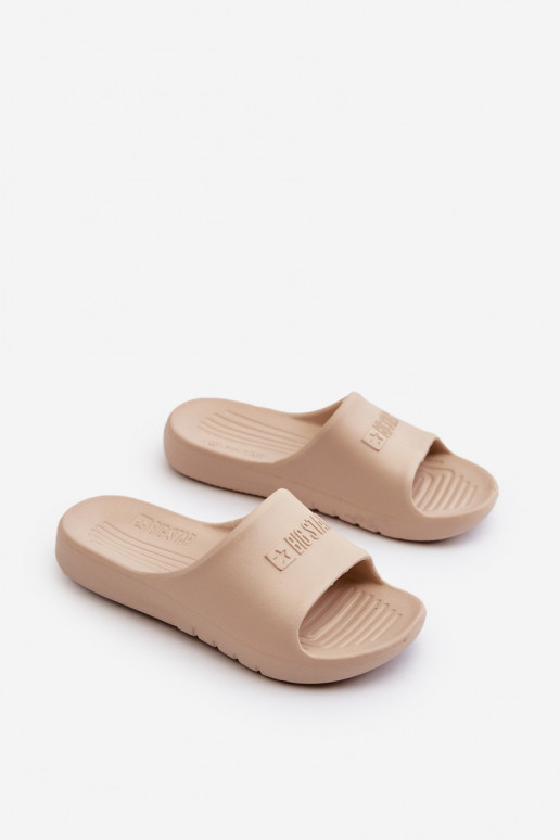 Ľahké papuče Detské Big Star NN374559 béžové