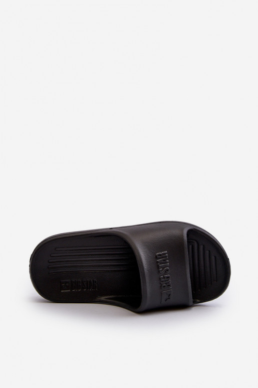 Ľahké papuče Detské Big Star NN374556 čiernej farby