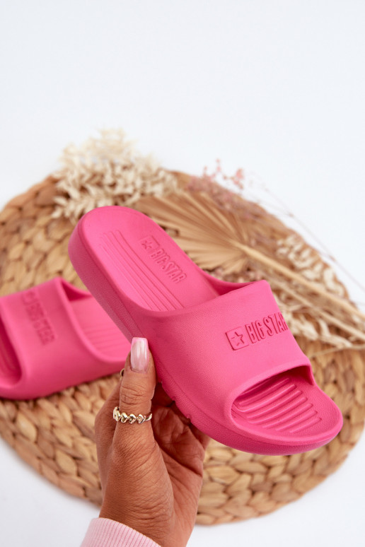 Ľahké papuče Detské Big Star NN374560 ružovej farby