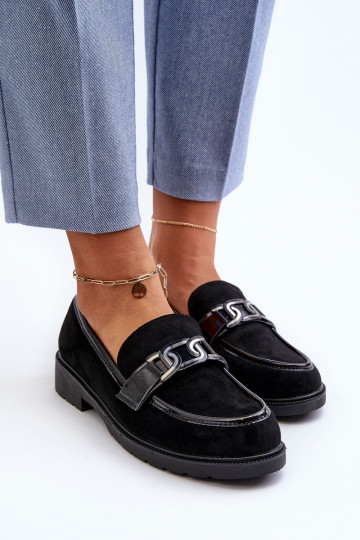 Semišové mokasíny S.Barski HY3350A