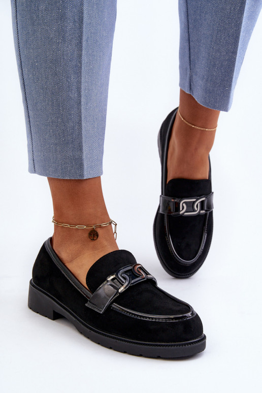 Semišové mokasíny S.Barski HY3350A