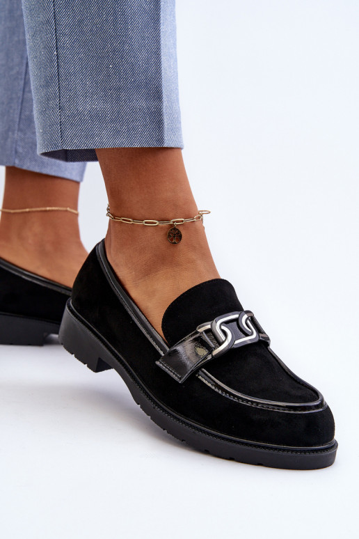 Semišové mokasíny S.Barski HY3350A