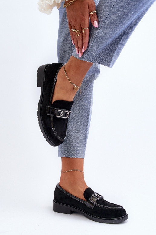 Semišové mokasíny S.Barski HY3350A