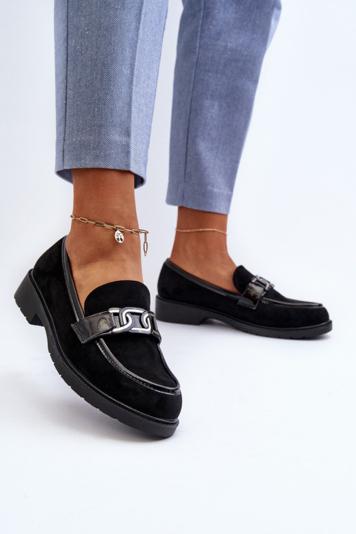 Semišové mokasíny S.Barski HY3350A