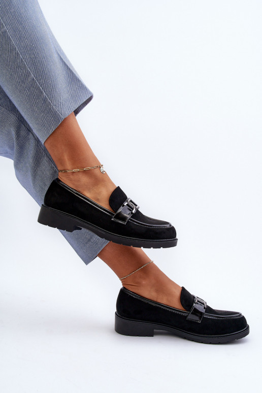 Semišové mokasíny S.Barski HY3350A