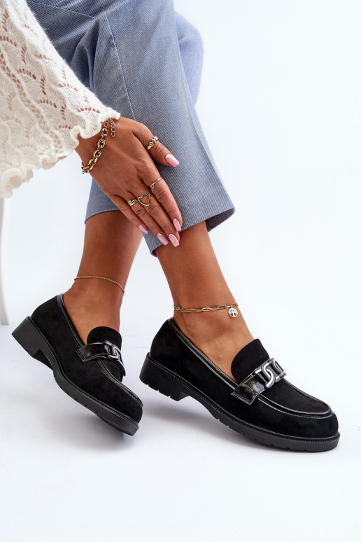 Semišové mokasíny S.Barski HY3350A