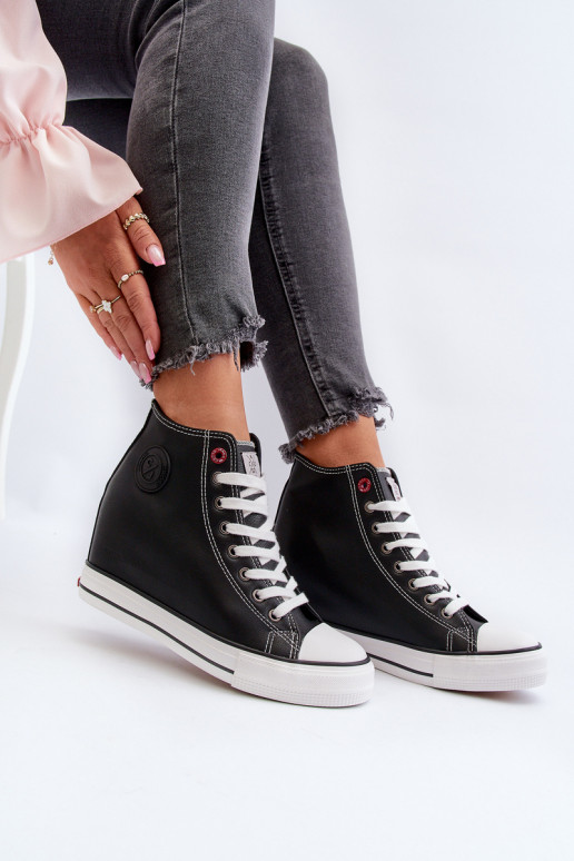 Voľnočasová obuv Cross Jeans NN2R4005 čierna Voľnočasová obuv Cross Jeans NN2R4005 čierna