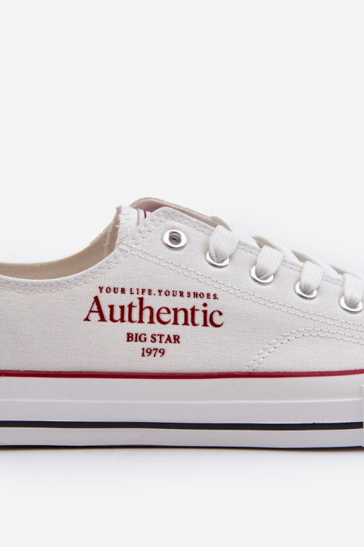 Pánska voľnočasová obuv Big Star NN174057 bielej farby