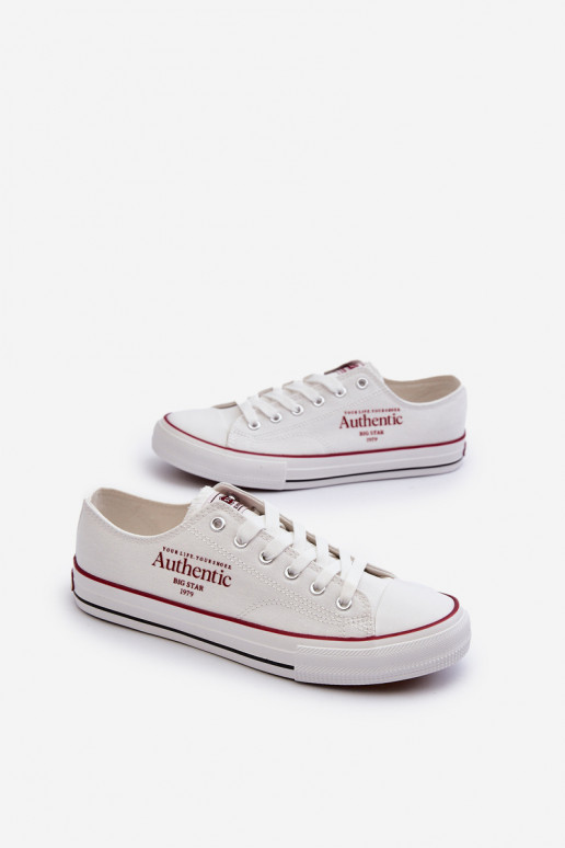 Pánska voľnočasová obuv Big Star NN174057 bielej farby