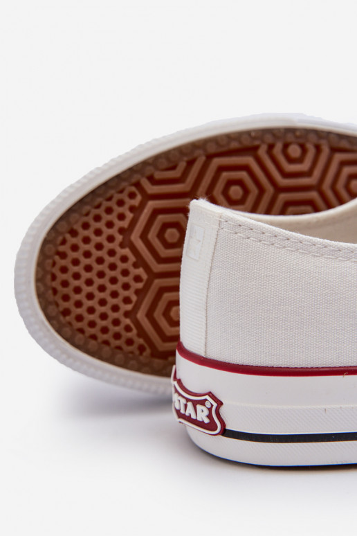 Pánska voľnočasová obuv Big Star NN174057 bielej farby