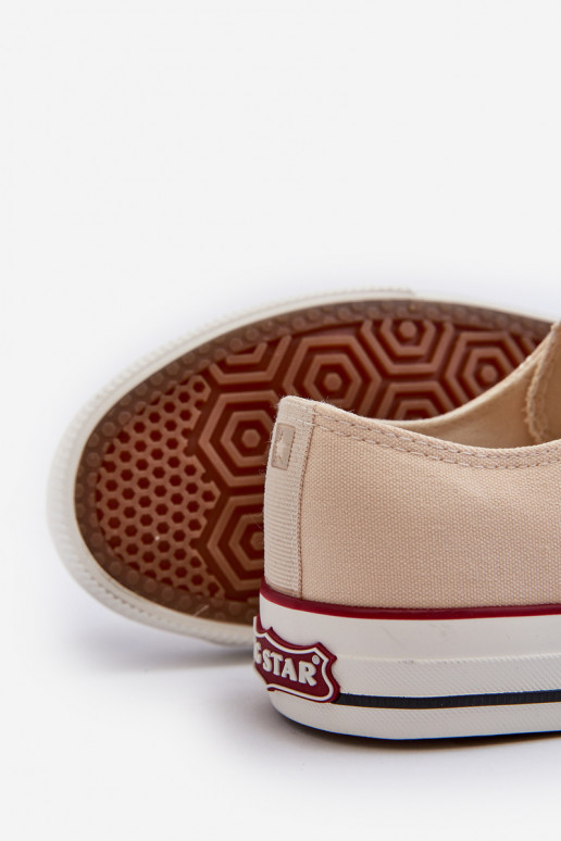 Pánska obuv na voľný čas Big Star NN174058 béžová