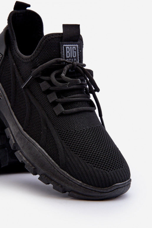 Tenisky model obuvi HI-POLY SYSTEM Big Star NN174467 čiernej farby