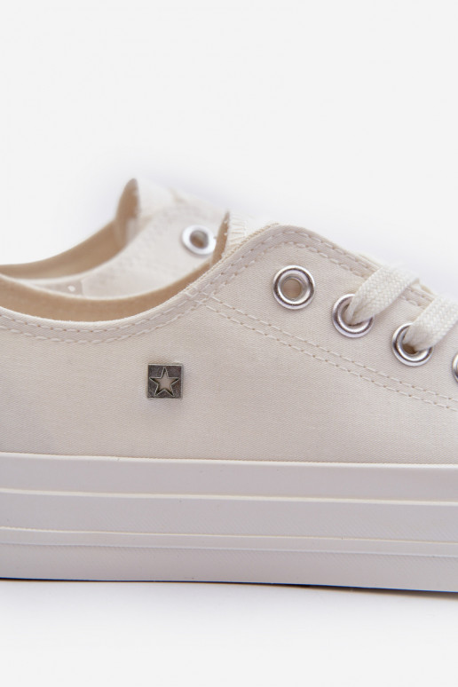 Pánska voľnočasová obuv Big Star NN174111 bielej farby