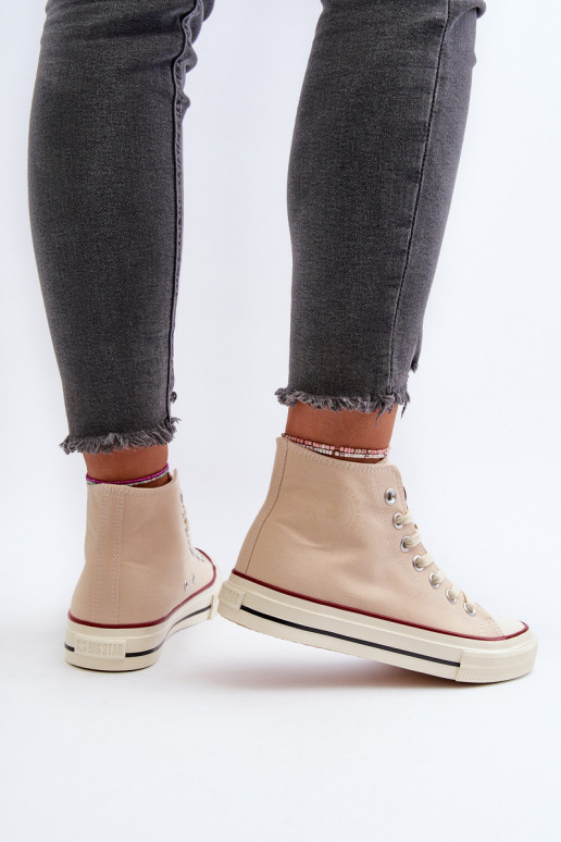 Voľnočasová obuv Big Star NN274278 béžová Voľnočasová obuv Big Star NN274278 béžová