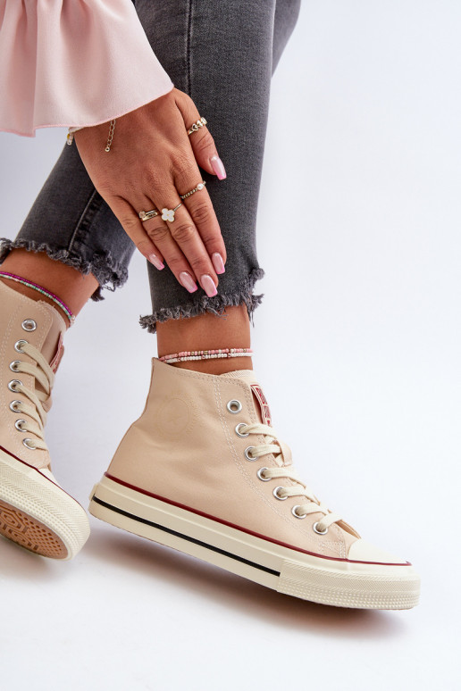 Voľnočasová obuv Big Star NN274278 béžová Voľnočasová obuv Big Star NN274278 béžová